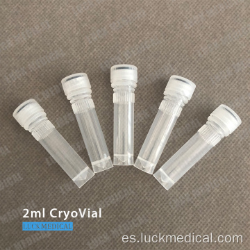 Vial criogénico de 2 ml tubo de transporte de 2 ml